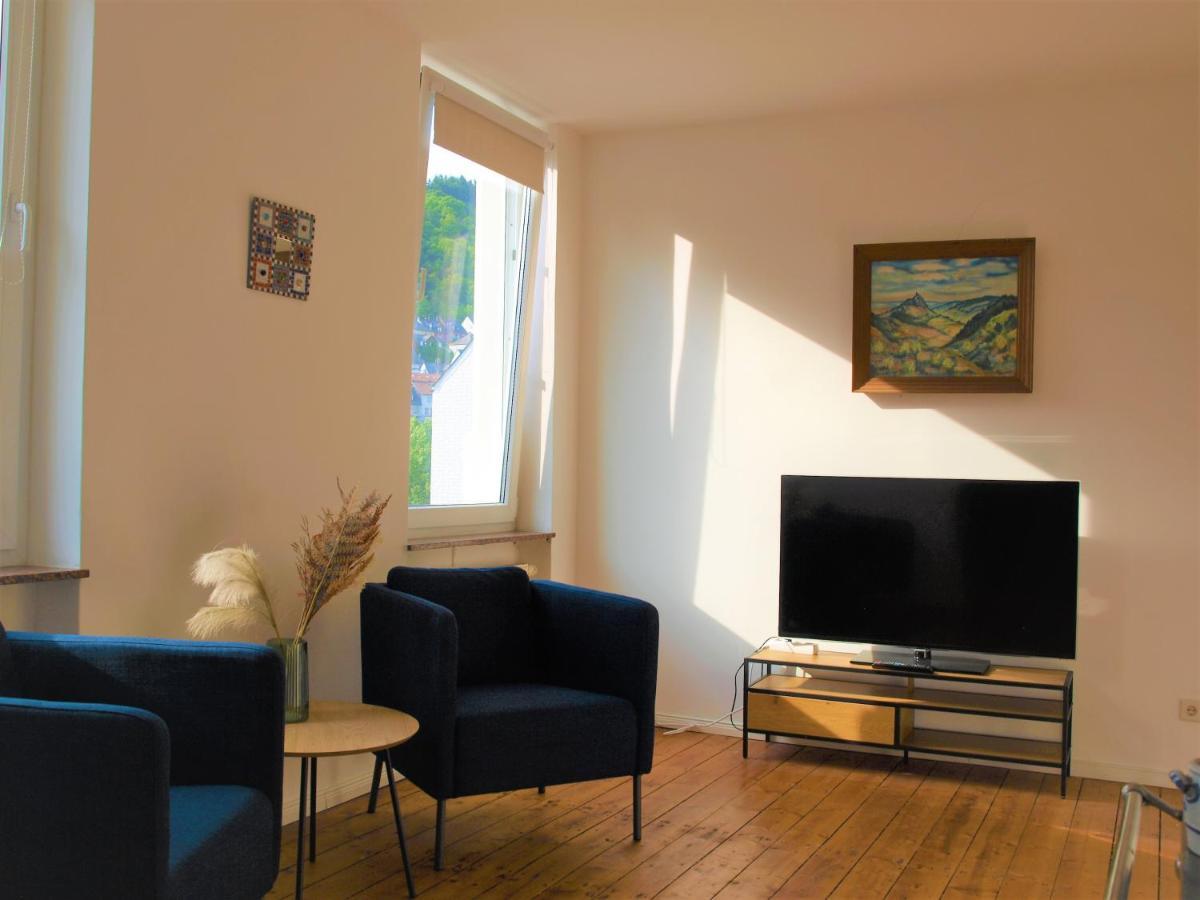 Vintage-Altbauwohnung, Smarttv & Kaffeevollautomat Idar-Oberstein Luaran gambar
